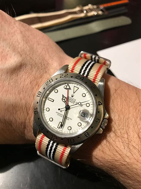 Rolex explorer ii NATO